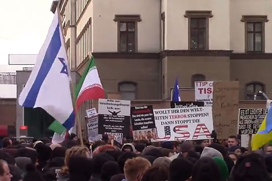 Митинг против «американизации Запада» состоялся в Германии