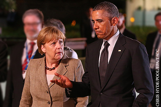 Обама и Меркель обсудили рост насилия на Востоке Украины