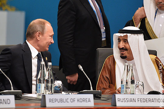 Саудовская Аравия поставила России условие снижения добычи нефти