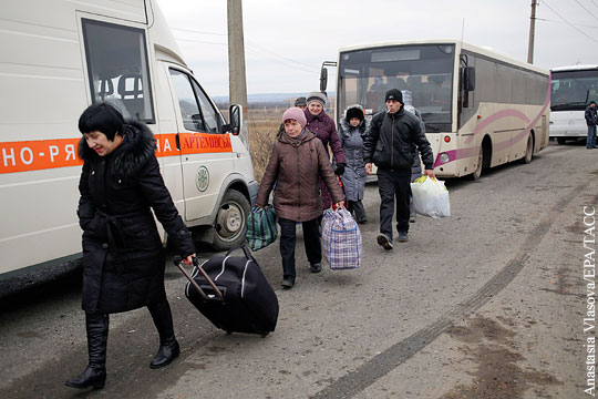 Украина сорвала эвакуацию мирных жителей из Дебальцево