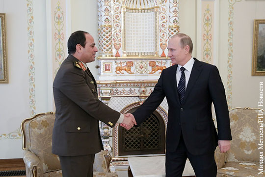 Россия и Египет договорились о создании зоны свободной торговли