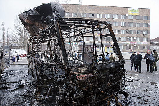 При обстреле Донецка погибли четыре человека