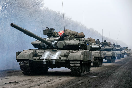 Штаб ДНР: Украинские военные предприняли танковую атаку на Логвиново