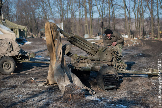 Ополченцы ДНР начали отвод тяжелых вооружений