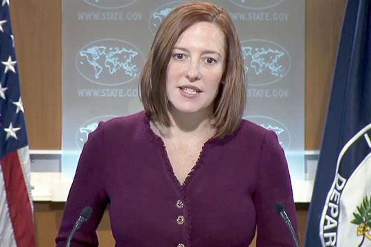 Псаки: США не считают, что перемирию в Донбассе пришел конец