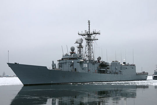 Два корабля польских ВМС столкнулись в Балтийском море