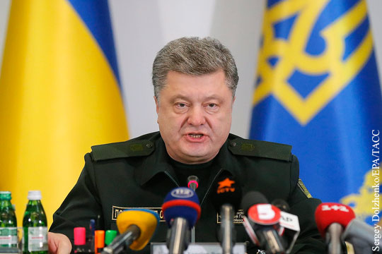Порошенко выступил против участия России в миротворческой миссии