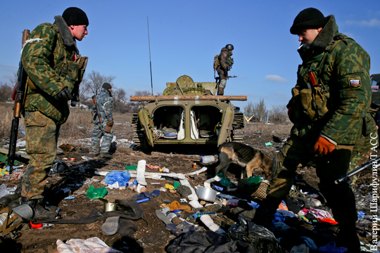 ДНР: В Дебальцево найдено множество тел украинских военных
