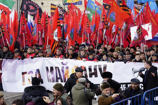 «Боевое братство»: На акцию «Нет Майдану» вышли 100 тыс. человек