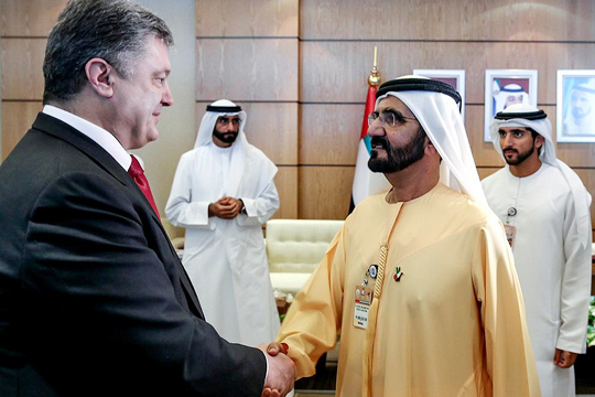 Порошенко объявил о заключении в Абу-Даби 20 контрактов на поставку оружия