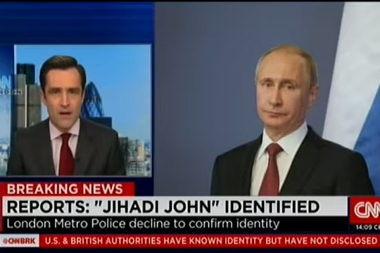 В CNN извинились за фото Путина в сюжете о террористе