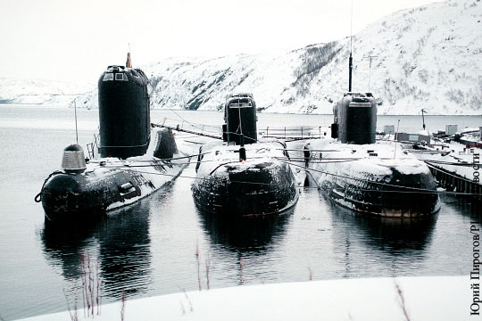Подлодки Северного флота отработали новые способы применения оружия в Арктике