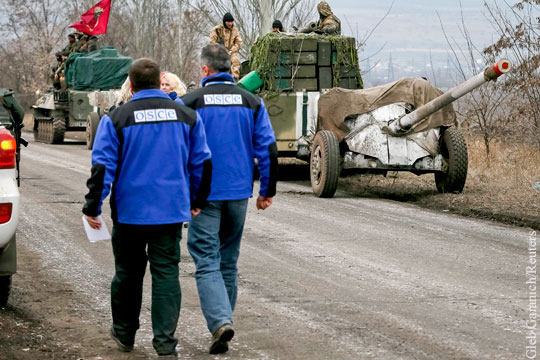 Наблюдателями ОБСЕ на Украине оказались главным образом американцы