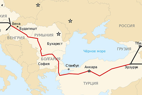 СМИ: Азербайджан и Болгария договорились о возобновлении проекта «Набукко»