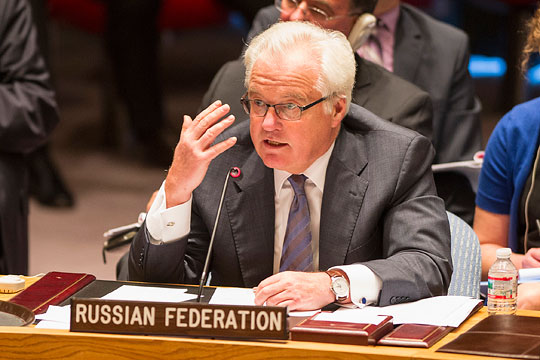 Чуркин: Посольства США в Москве и Киеве снабжают Вашингтон дезой о ситуации на Украине