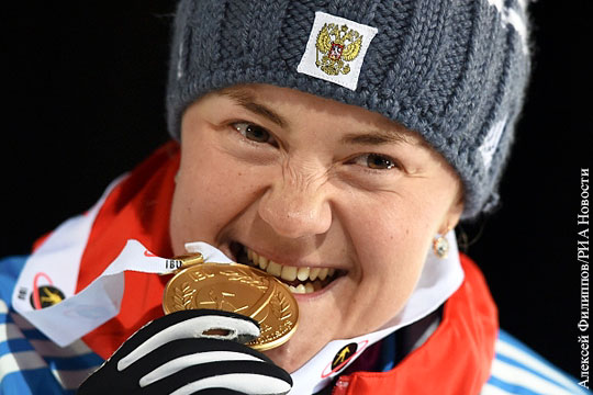 Россия впервые с 2009 года завоевала золото на чемпионате мира по биатлону