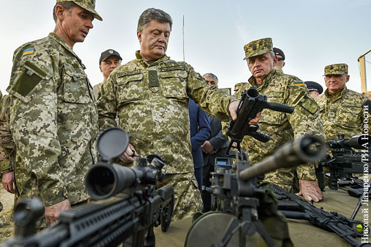 Порошенко: У Киева есть контракты со странами ЕС на поставку летального оружия