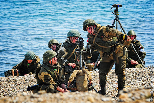 Морская пехота у Керченского пролива приведена в боевую готовность