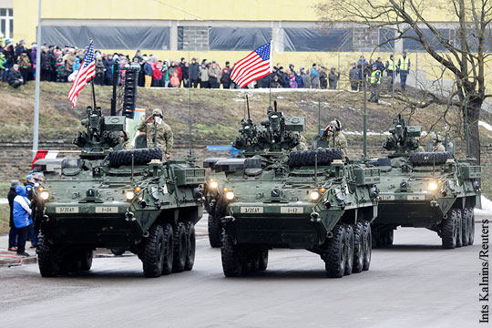 Американские военные пройдут маршем из Эстонии в Германию