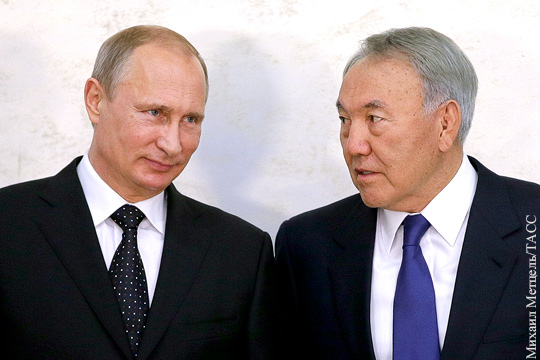 Путин поддержал участие Назарбаева в президентских выборах