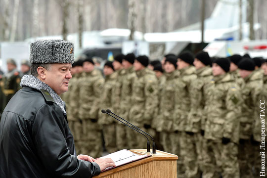 Порошенко: Украинская армия входит в пятерку сильнейших в Европе