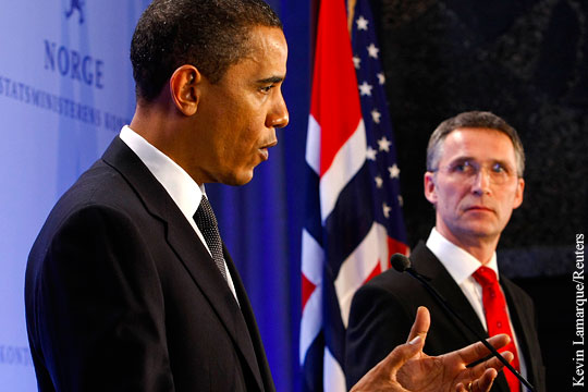 Bloomberg: Обама проигнорировал просьбу генсека НАТО о встрече
