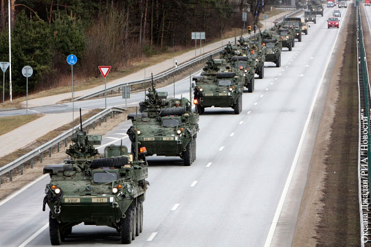 Военный конвой США потерял в Чехии одну бронемашину