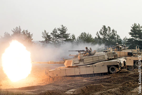 Учения с танковыми стрельбами подразделения армии США начались в Литве
