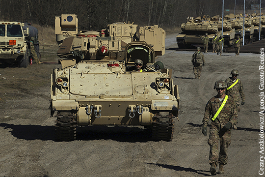 Американские танки Abrams начали учения в Литве