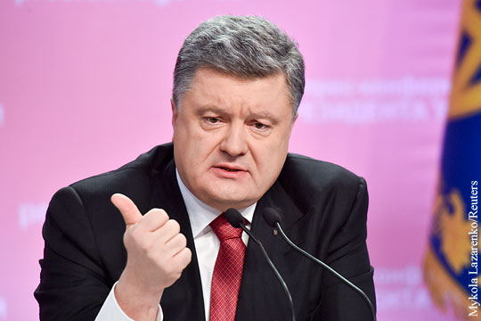 Порошенко назвал слухи о его предложении Путину забрать Донбасс «идиотизмом»