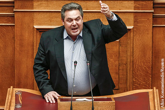Минобороны Греции: Страна дорого заплатила за введение антироссийских санкций