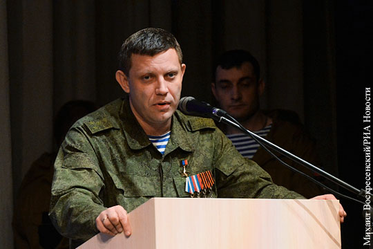 Захарченко: Ополченцы отразили атаку ВСУ, уничтожив 80 единиц техники противника