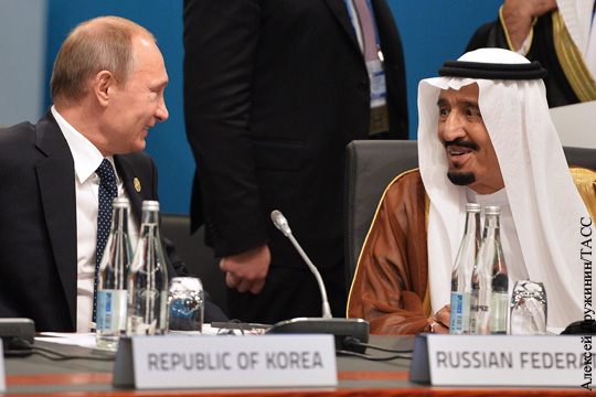 Путин пригласил саудовского короля в Россию