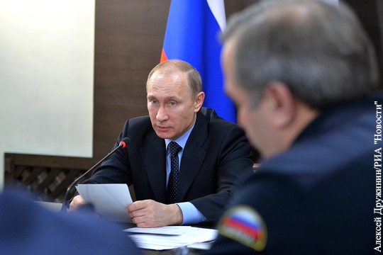 Путин высказался за создание единого центра ликвидации последствий пожаров в Сибири