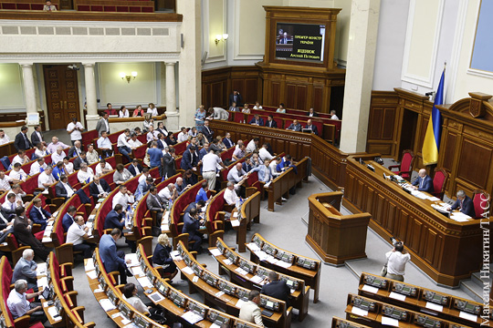 Рада приняла постановление об «отпоре вооруженной агрессии России»