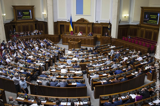 Рада рекомендовала СНБО Украины ввести санкции против Путина