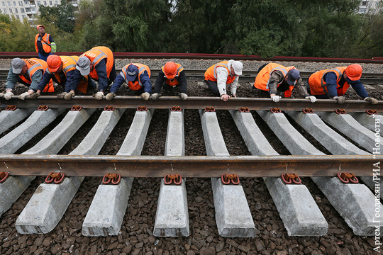 Россия начала строительство железнодорожного обхода Украины