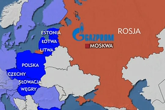 Польский телеканал показал в эфире карту с обозначенным как часть России Крымом