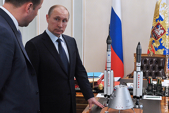 Путин внес в Госдуму законопроект о создании госкорпорации «Роскосмос»
