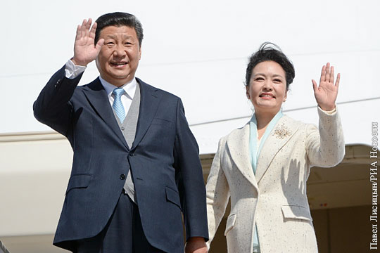 Председатель Китая Си Цзиньпин прибыл в Москву