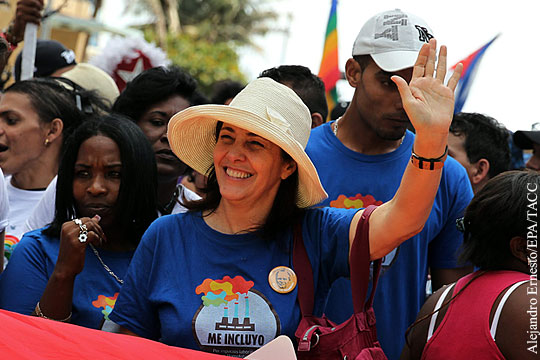 Дочь Рауля Кастро организовала марш за легализацию однополых браков