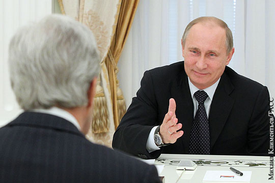 Кремль: Встреча Путина и Керри в Сочи согласована