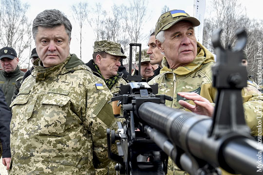 Порошенко призывает начать бои в Донбассе