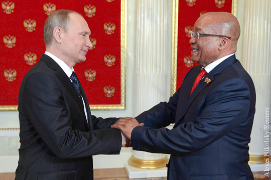Дружба России и ЮАР встревожила западников