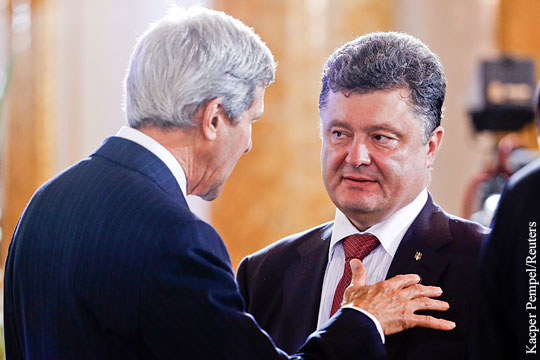 Керри рассказал Порошенко о переговорах с Путиным и Лавровым