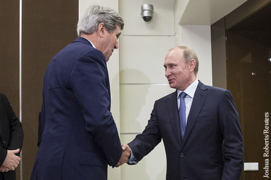 Американский политолог: Керри отправили к Путину в качестве просителя