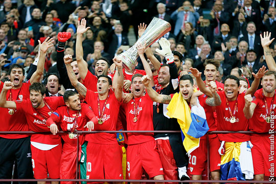 Испанская «Севилья» выиграла футбольную Лигу Европы