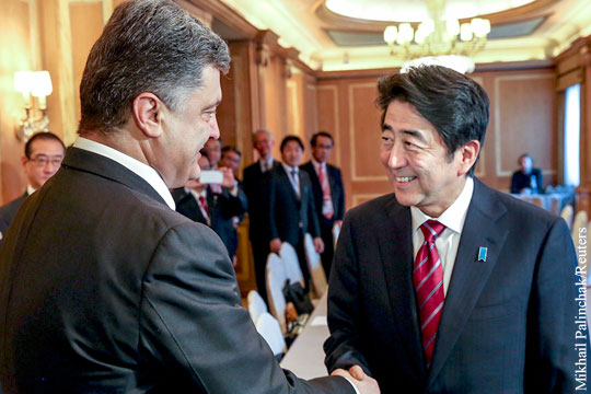 За сближением Украины и Японии стоят США