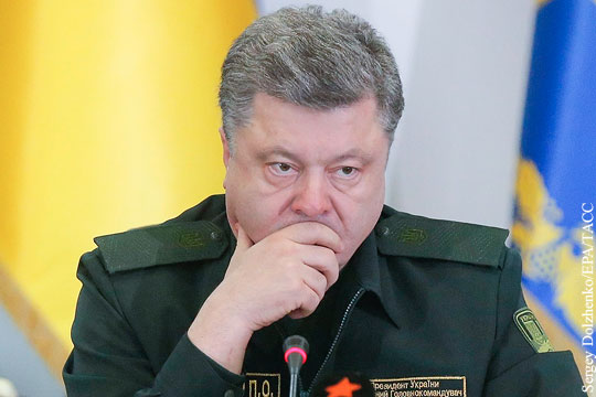 Порошенко не решился пойти на введение военного положения на Украине