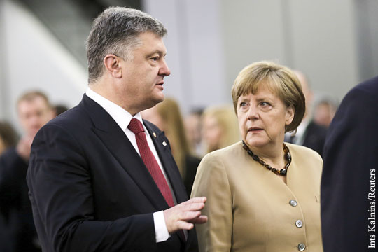 Порошенко призвал Меркель рассмотреть «дополнительные механизмы» поддержки экономики Украины